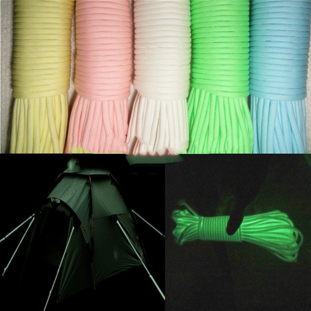 5 Pcs Outdoor Accessories Luminous Umbrella Rope Night Nine-core Ropes