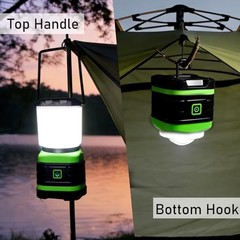 LED Camping Lantern, Battery Powered LED Lights Camping Essentials, Portable 4