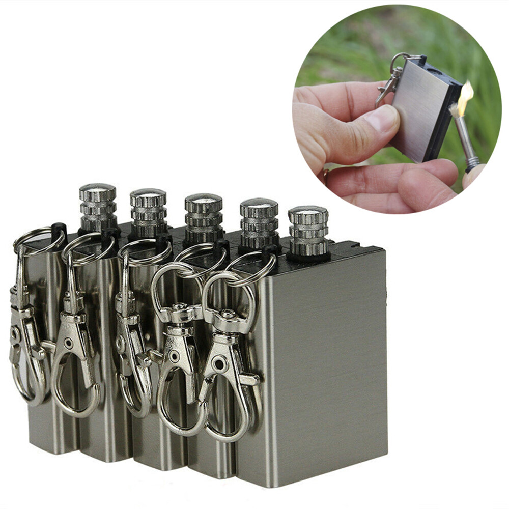 5x Instant Survival Magnesium Fire Starter 15000 Matches in One Survival Camping