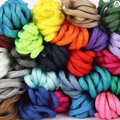 26 Colors Paracord Cord 10 Feet 4mm 550 Paracord Rope 7 Strand Outdoor