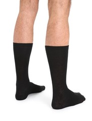 Icebreaker Merino Men’s Lifestyle Fine Gauge Crew Socks, Small, Black
