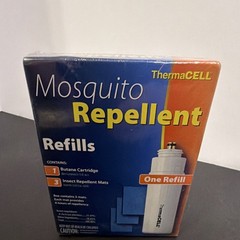 Thermacell Mosquito Repellent Refill, Butane Cartridge & 3 Mats, Blue/White