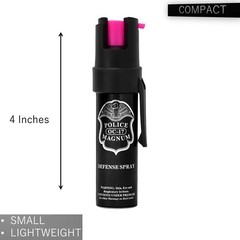 10 Pack Police Magnum Pepper Spray Safety .75oz HP Pocket Clip Self Defense
