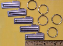 P38 & P51 Can Opener 10 Pack Shelby + Key Rings Mess Camping Survival Military