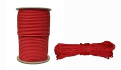 4mm Paracord 550 Bushcraft Survival Mil-Spec Type III 7 Strands – Raspberry Red