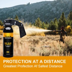 Take Down Pepper Spray w/ Holster OC S.S Fogger 16oz 30ft