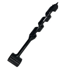 Pintudy Portable Hand Wood Punch Manual Auger Drill Bush-Craft Carbon Steel Surv