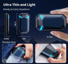 Hand Warmers Rechargeable 2 Pack,Electric 6000mAh,20Hrs black
