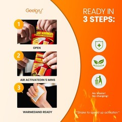 Hand Warmers Disposable,for Hand & Foot, Heater for Camping, Fishing, Winter