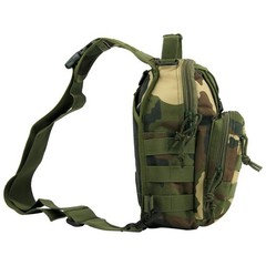 Mini Hiking, Camping Go-Bag Sling Backpack Kit Outdoor Survival Gear Bug Out Bag