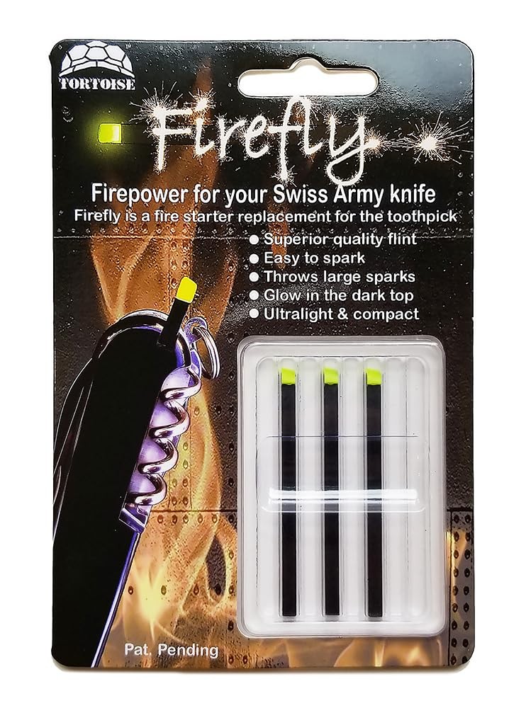Firefly Regular 3 Pack Fire Starter Accessory for Swiss Army Knives Neon Gre…