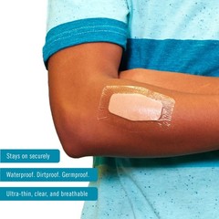 3M Nexcare Waterproof Sheer Plastic Adhesive Bandage 2-3/8 X 3½ Inch 192 Ct