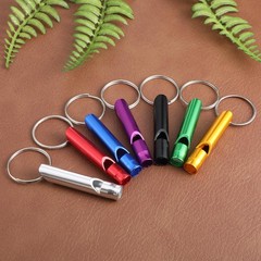 14 Pcs Aluminium Safety Whistle Keychain, Survival Safety Whistle Loud Sound …