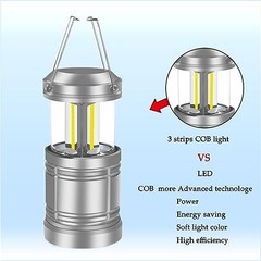 LED Camping Lantern – Battery Powered Hanging Lantern for Outdoor Camping