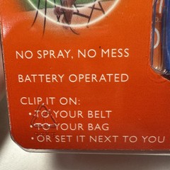 OFF Clip On Refillable Fan Circulated Mosquito Repellent NOS