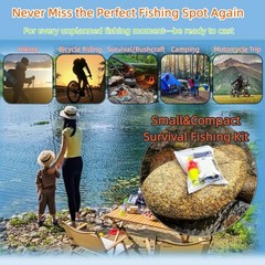 Mini Survival Fishing Kit–Compact Emergency Fishing Gear for