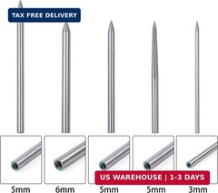 Ruisita 7 Pack Stainless Steel Paracord FID Set Paracord Lacing Stitching Needle