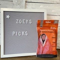 SOL Emergency Blanket For One Person, Windprood, Waterpoof – New!