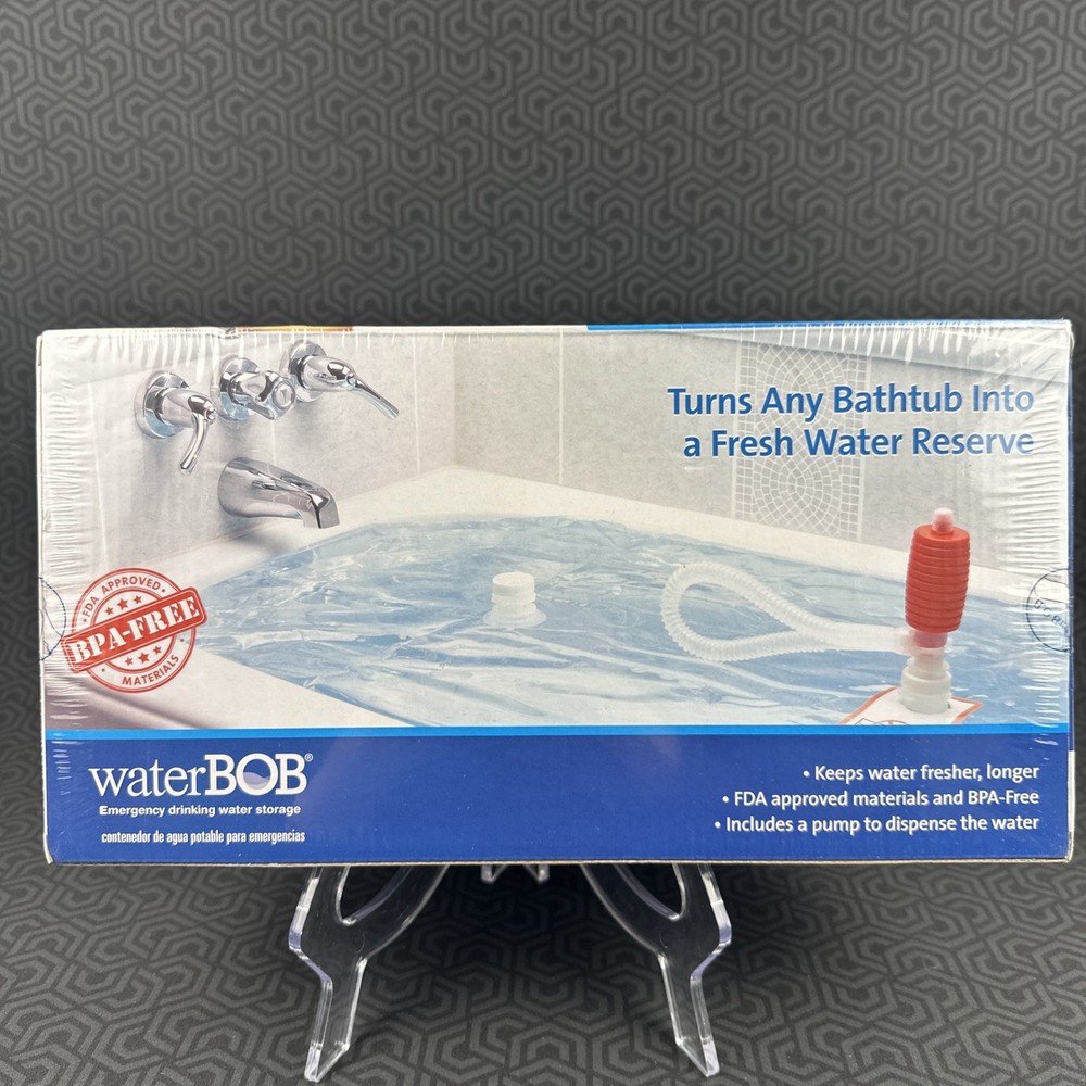 WaterBOB Bathtub Emergency Drinking Water Storage Container 100 gallons Sealed