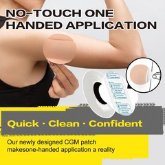 Ceeport 20PCS Freestyle Adhesive Patches, Waterproof Sensor Covers for Libre 2/3