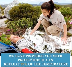 Macarrie Emergency Blanket 10 Pack Survival Thermal Silver Foil Reflective 51×83