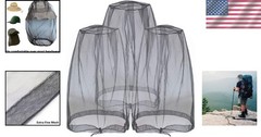 Lightweight Mosquito Mesh Nets for Fishing, Hiking & Gardening – 3 pcs Included