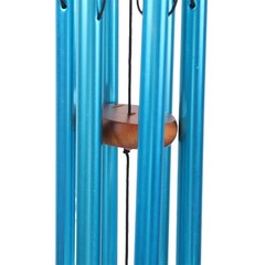 1Pc Classic 6 Tubes Aluminum Pipe Wind Chimes With Hook And Wooden Hanging Tag
