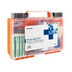 260 Piece All Purpose Emergency Trauma Kit Home Car Travel First Aid Kit 12 Pack