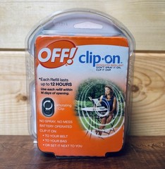 Off! Clip On Mosquito Repellent Fan Unit with Refill 12 Hour Protection (1 Unit)