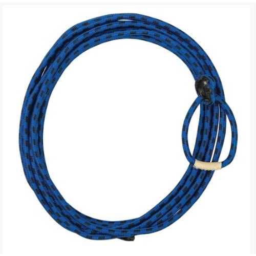 Weaver Leather Kid’s Braided Nylon Waxed Rope Blue/Black 5/16″ X 20 NEW