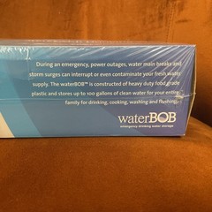 Water BOB Survival Emergency Drinking Fresh Water Storage 100-Gallons Kit Sealed