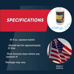 One Match Fire Starter Gel 16 fl. oz Rutland