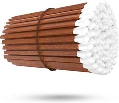 ZIKANI Espresso Stick White Tip Matches 4 Inch Refill for Cloche Jar 200 pcs