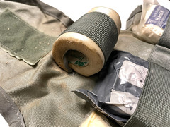 US Army MOLLE IFAK Individual First Aid Kit Pouch ACU UCP w/ Components GC