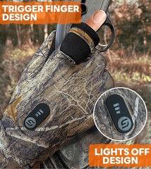 Js Lifestyle Heated Gloves For Men Women Heated Hunting Gloves Light-Off