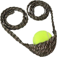 Paracord Balearic Shepherd Sling, 63 Inch Handcrafted Braided Slingshot, Roman