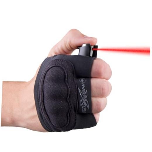 Pepper Spray Self Defense, 16ft Range, Concealed Hand Sleeve, Black