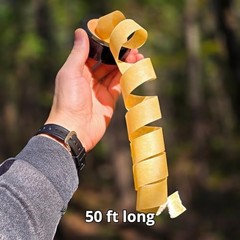 50-Feet Weatherproof Waxed Fire Strip Roll for 1 Roll