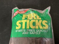 Package of Coghlan’s Fire Sticks Old New Stock