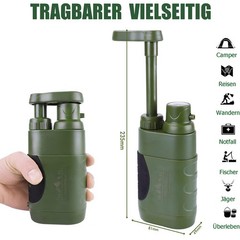 Water Filter Outdoor,5000L Portable Survival Camping