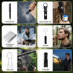 Survival Kit Advent Calendar 2026 Adult for Men Teen – Survival Tools 24 Days Ch