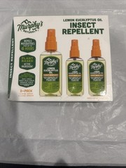 Murphy’s Naturals Lemon Eucalyptus Oil Insect Repellent Bug Spray 3-pack Natural