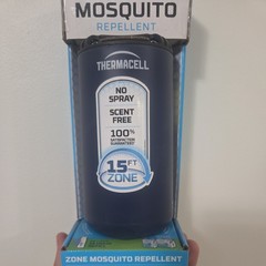🚨THERMACELL MOSQUITO REPELLENT 15FT ZONE BONUS REFILL 0 SCENT PATIO SHIELD