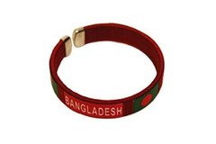 Bangladesh Green Country Flag Flexible Adult C Bracelet Wristband… 2.5 Inches