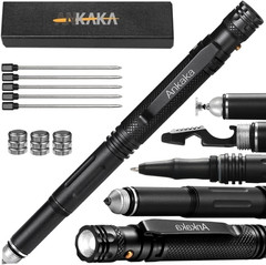 The Most Loaded 7-In-1 Tactical Pen: Solves Others Weaknesses, Self Defense Tip