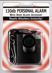 LOT (X 2) 3 in 1 PERSONAL Alarm 130db FLASHLIGHT Home Window Door Travel Alarm