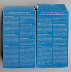 2 PACK Thermacell Mosquito Repellent Refill Scent Free 24 Hour Protection