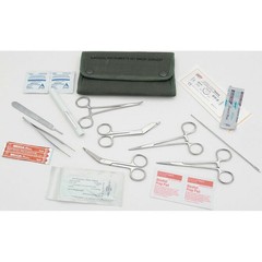 Elite First Aid Field Surgical Kit 80122OD Comes in an OD green canvas