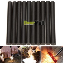 Pack of 10 Ferrocerium 1/2 x 5″ Flint Fire Starter Survival Camping Rods