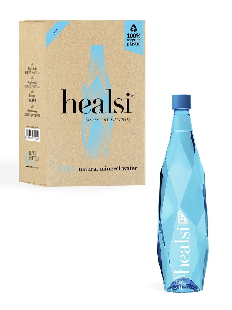 Healsi Natural Artesian Still Water, pH7, Rich in Silica, 6 x 33.8 fl oz – Tu…